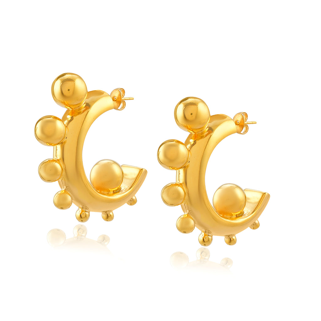 Gold Earring For Kids | 18k Gold | Certified Diamonds - Avarta®